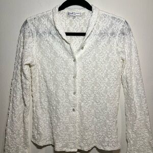 Y2K made in France White Button-Up top